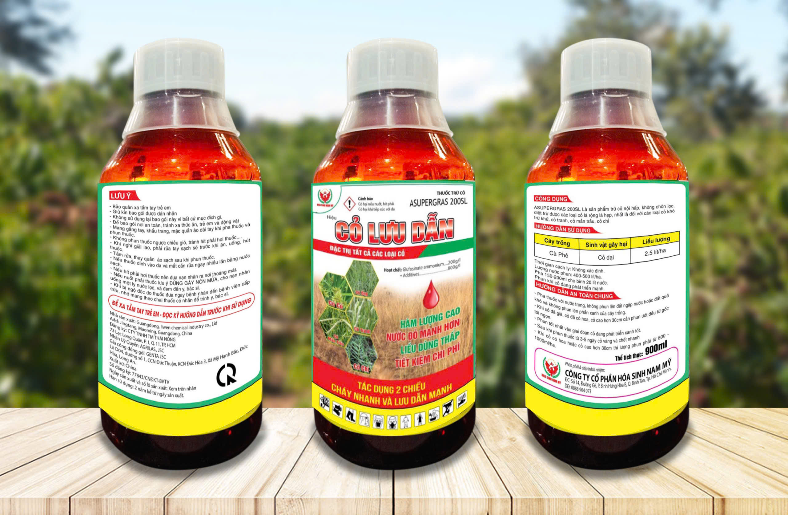 Dòng sản phẩm ASUPERGRAS 200SL HIỆU CỎ LƯU DẪN của Công ty Cổ phần Hóa Sinh Nam Mỹ