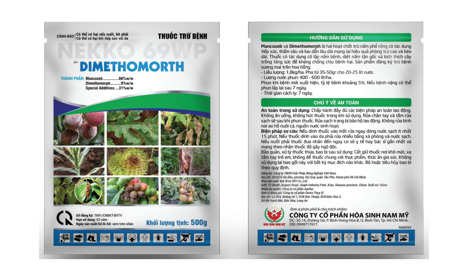 NEKKO 69WP hiệu DIMETHOMORTH