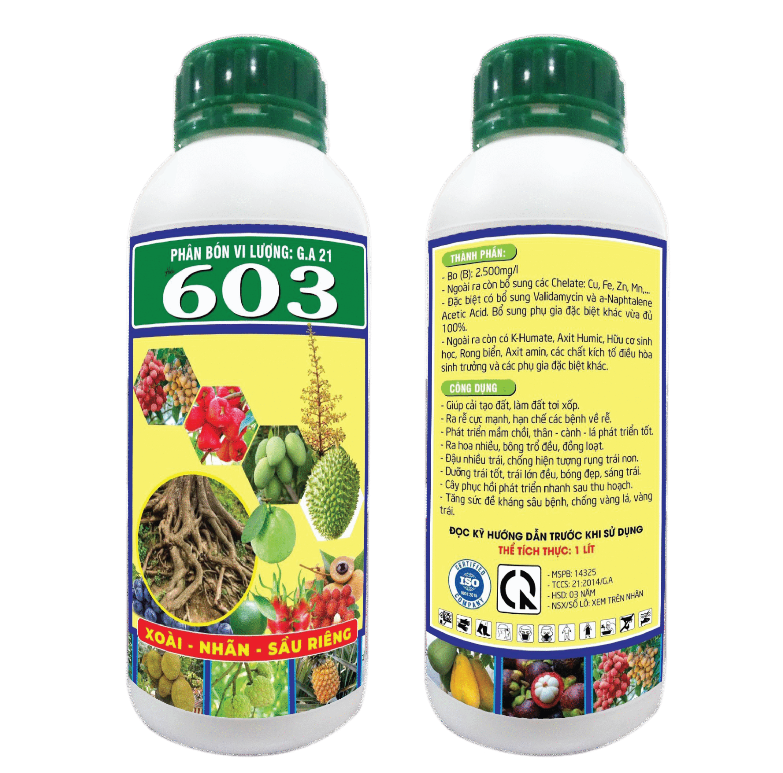 Phân bón vi lượng G.A 2 hiệu 603