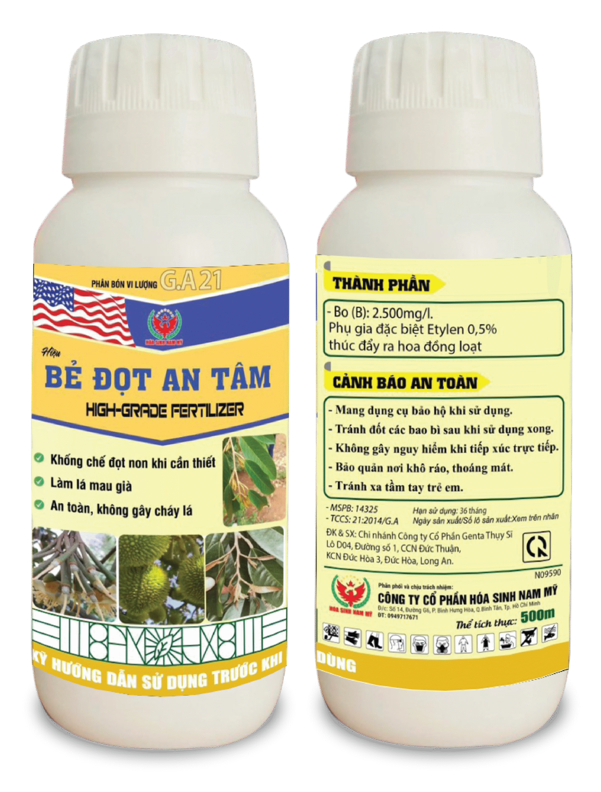 Phân bón vi lượng G.A 21 hiệu Bẻ Đọt An Tâm