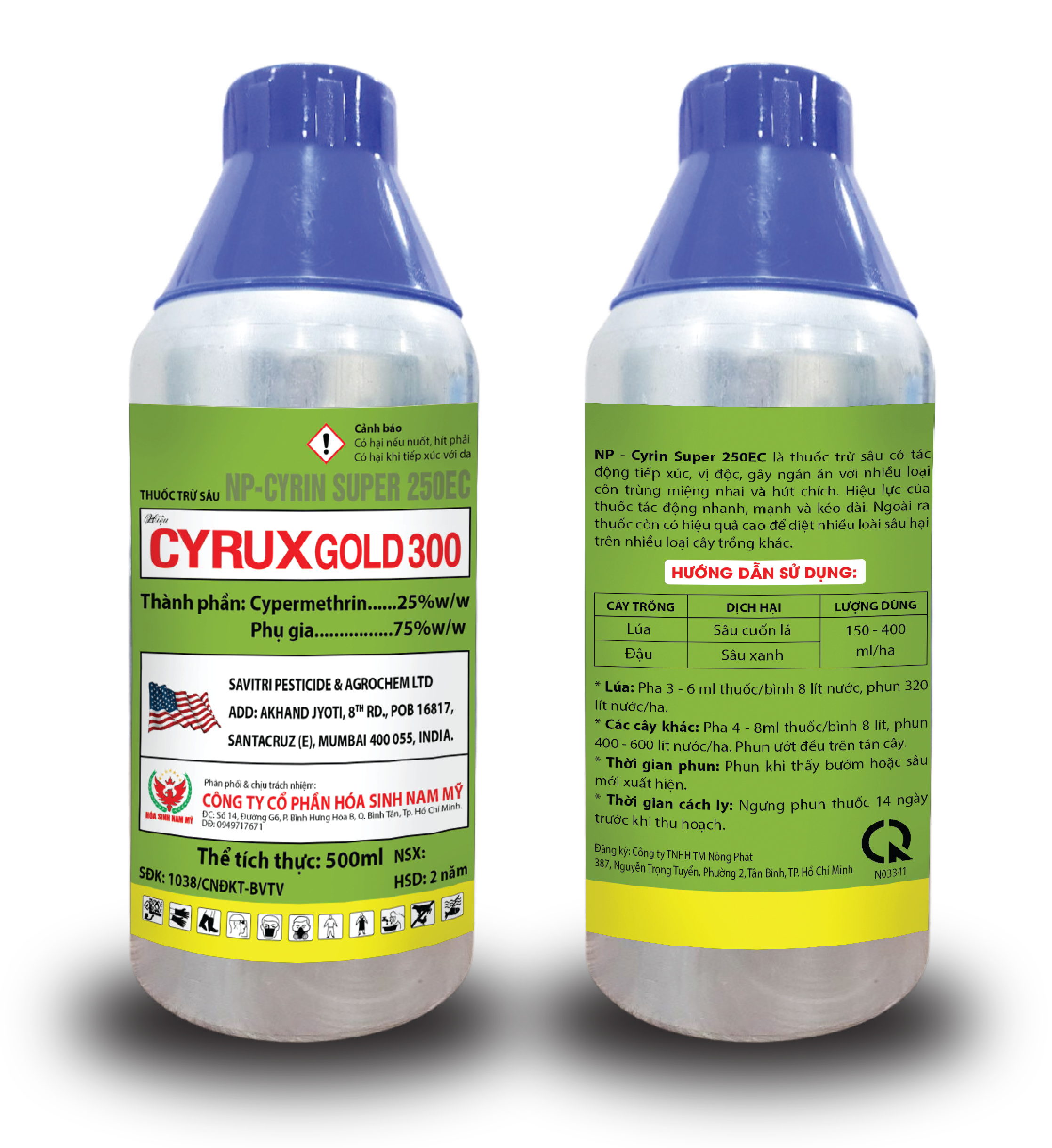 NP-CYRIN SUPER 250EC Hiệu CYRUX GOLD 300