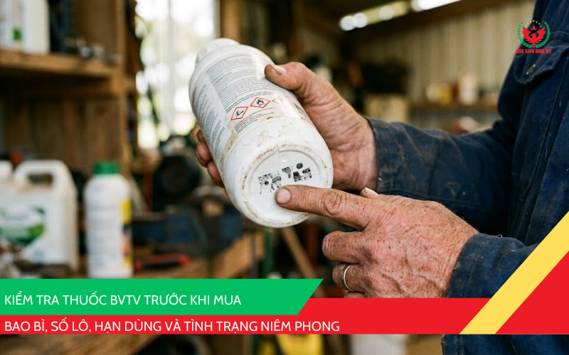 Kiểm tra thuốc BVTV trước khi mua