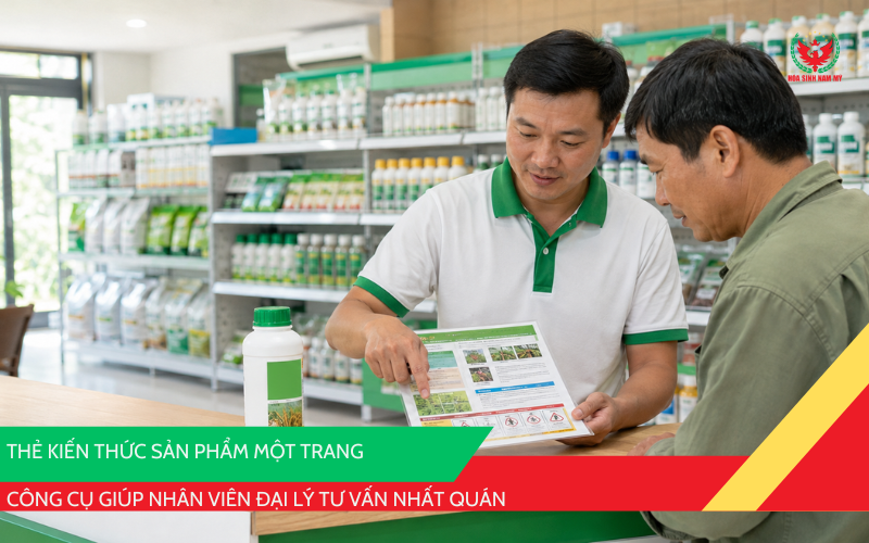 Thẻ kiến thức sản phẩm một trang