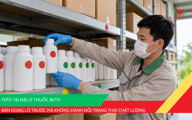 FEFO tại đại lý thuốc BVTV