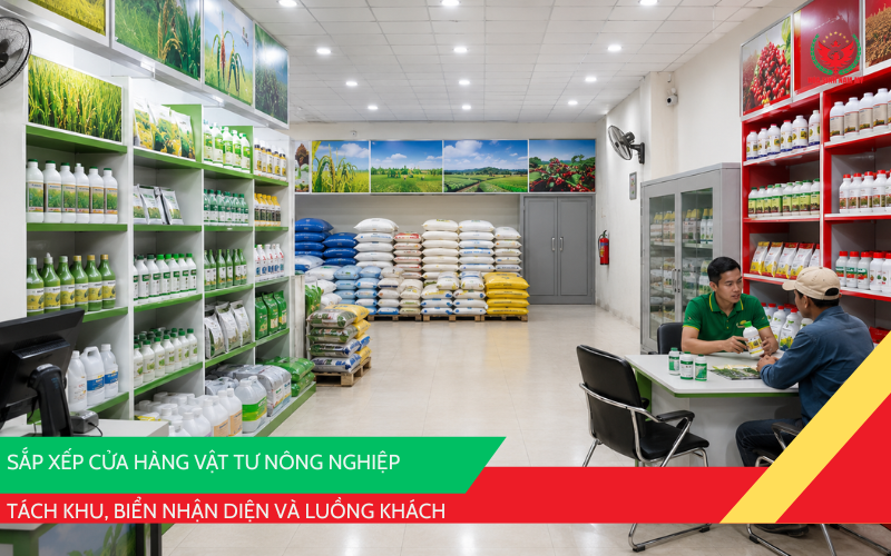 Sắp xếp cửa hàng vật tư nông nghiệp