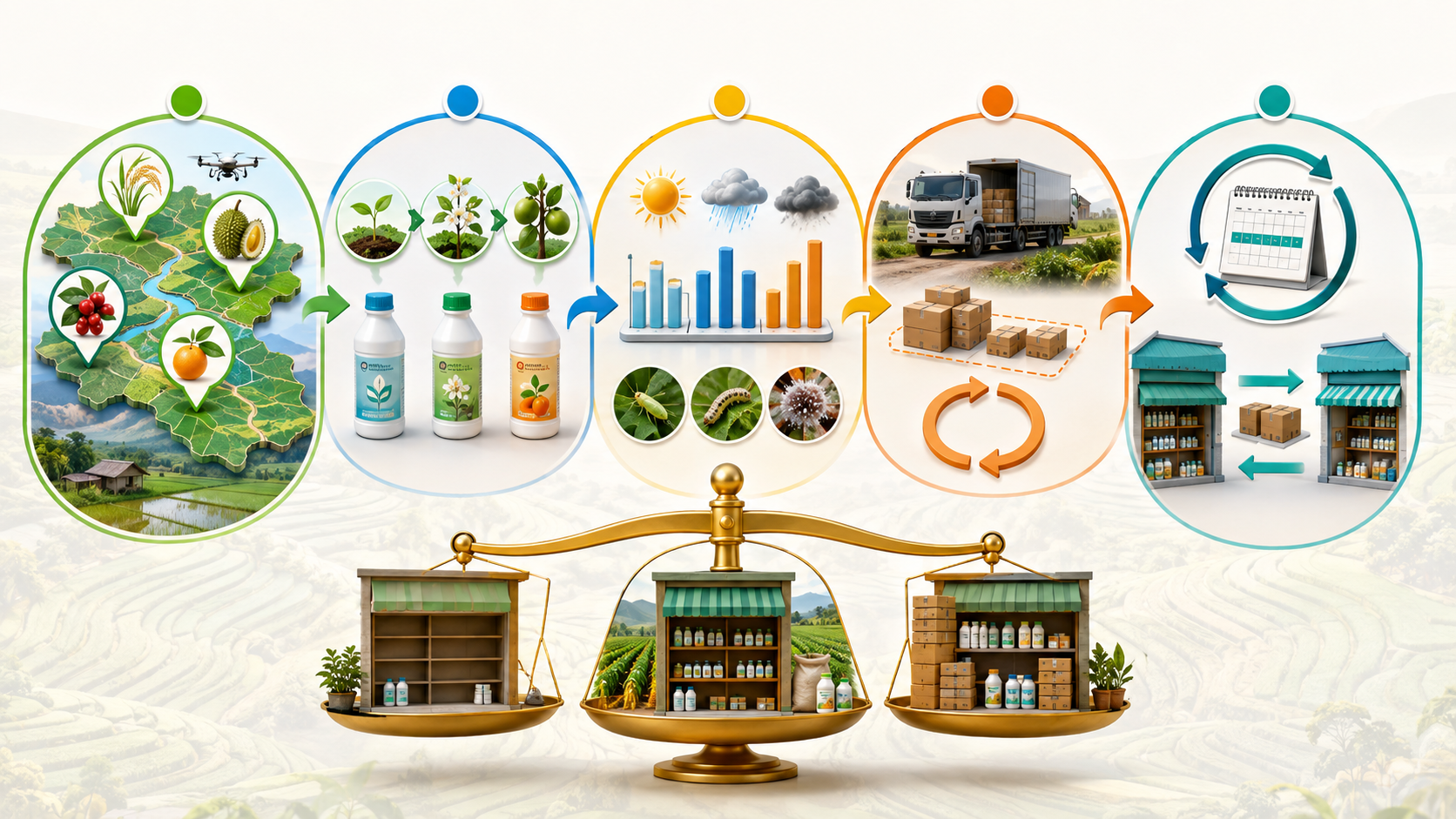 Lập bản đồ mùa vụ đại lý